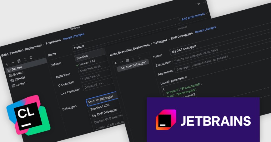 Розширюйте можливості налагодження — підтримка DAP у CLion 2025.3